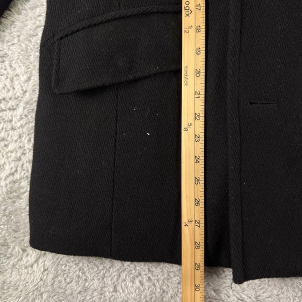 Levis Mens Black Wool Blend Double Breasted Peacoat Jacket XL RN54163 - Picture 13 of 14